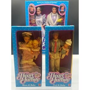 Mattel The Heart Family (Lot of 3)